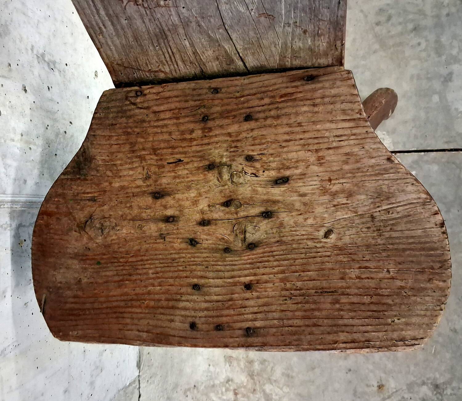 Handcrafted armchair Swiss Alps