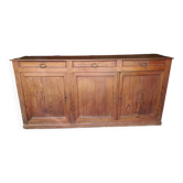 Enfilade Pitchpin period 1900 3 doors and 3 drawers