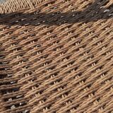 Set of 4 wooden chairs and rope