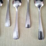 9 Silver-plated metal teaspoons, 18g