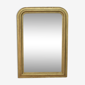 Miroir doré Louis Philippe 105x95cm