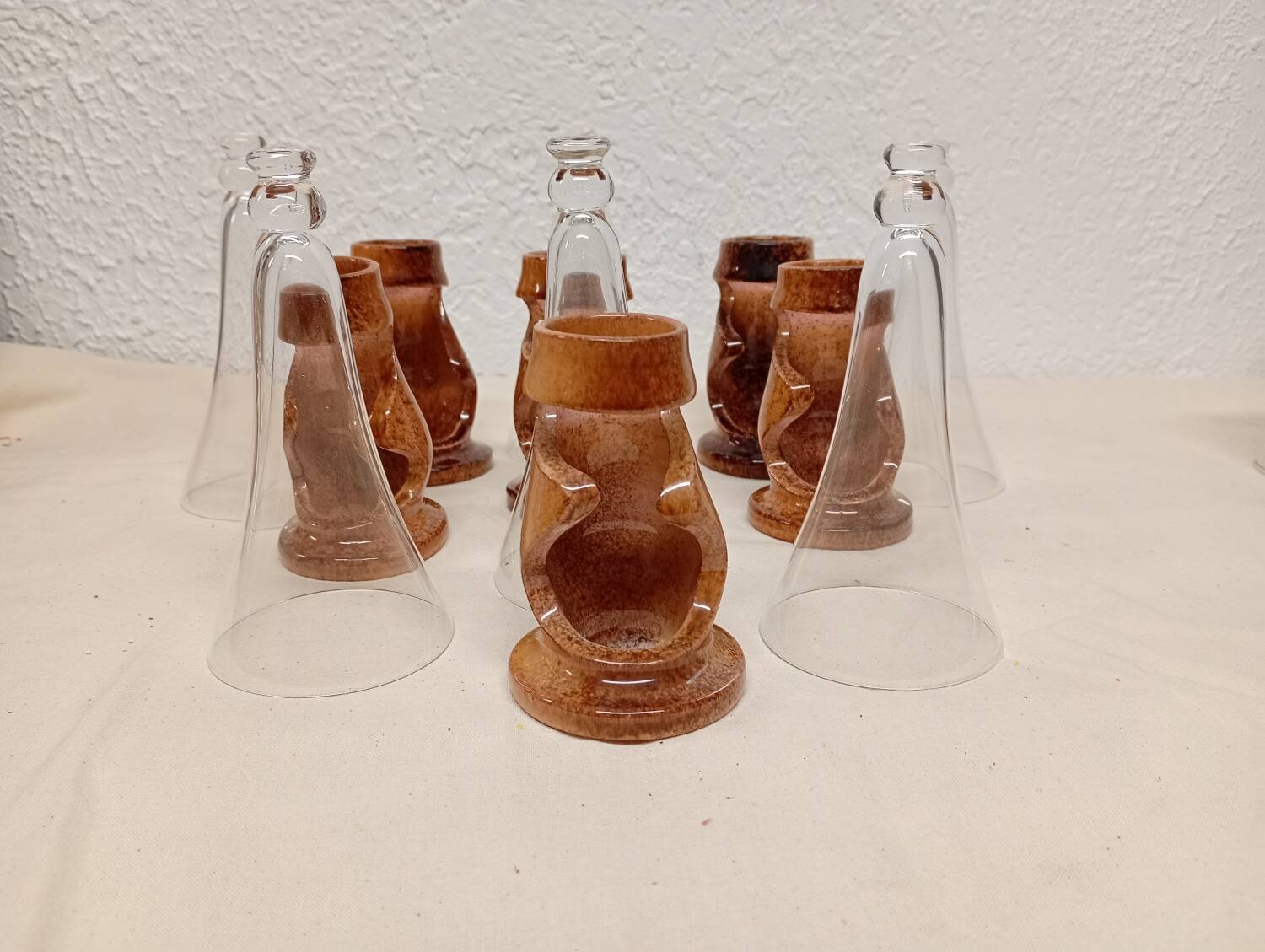 Champagne flutes Francis Dumelié