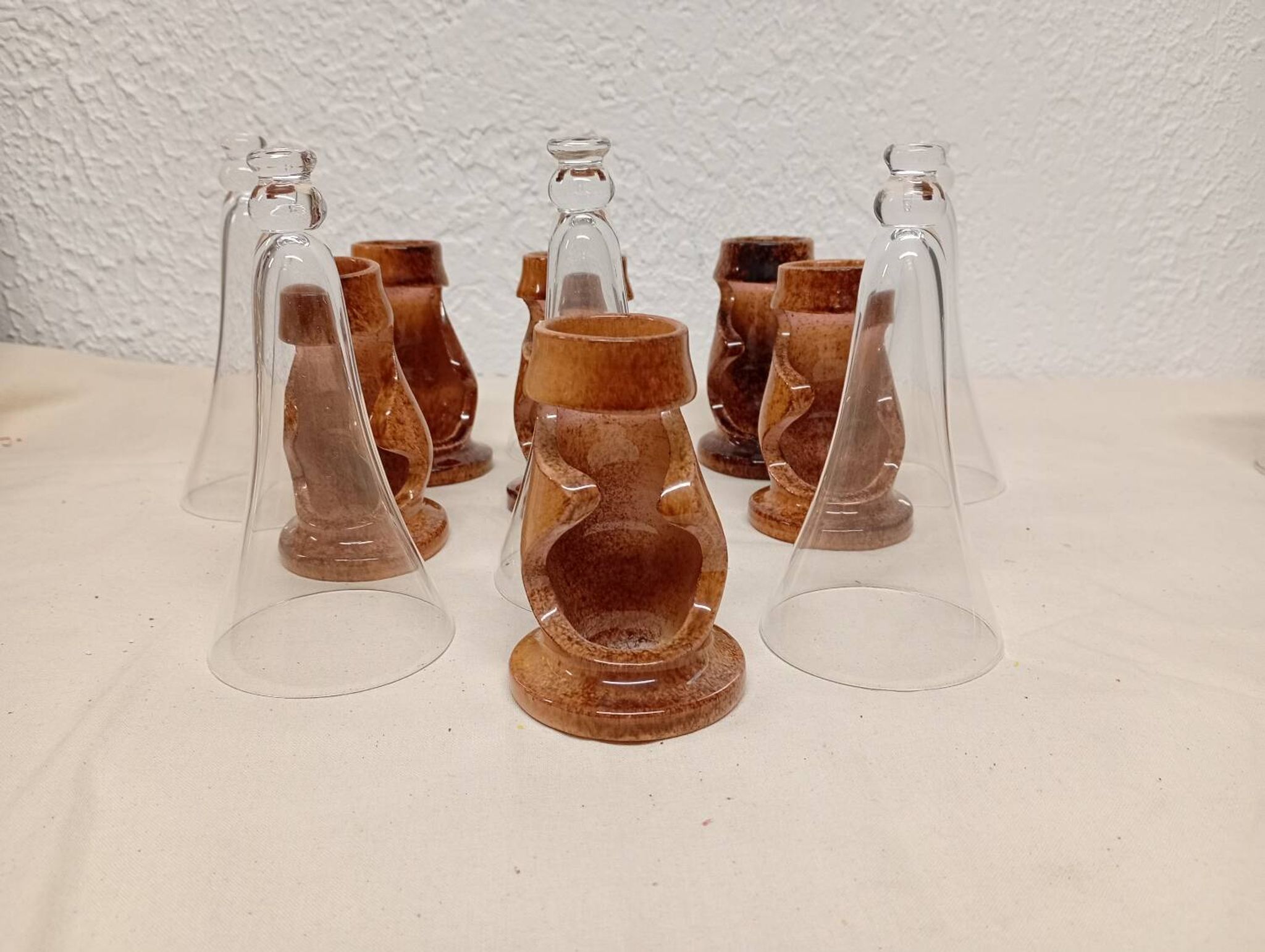 Champagne flutes Francis Dumelié