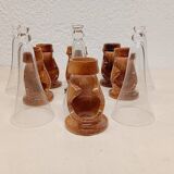 Champagne flutes Francis Dumelié