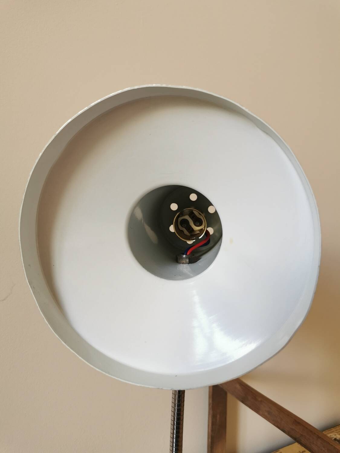 Industrial style desk lamp