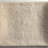 Rustic hemp tablecloth 162 x 96 cm