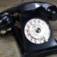 Bakelite phone black 60