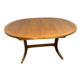 Table à manger extensible scandinave Nathan en teck, années 60