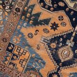 Handmade antique Caucasian Shirvan rug 126cm x 191cm, 1900s