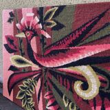Wall tapestry -Peacock pattern- 60s