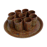 Service La Borne in raw pyrity sandstone