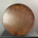 Midcentury brutalist wood turned side table in the style of Charles Dudouyt