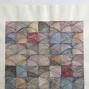 Contemporary school: mixed technique on paper, Untitled (shell), circa 2021