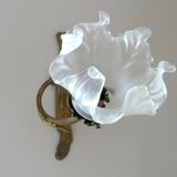 Ancient art nouveau tulip applied