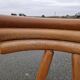 Set of 4 solid organic chairs