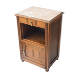 Old pink marble bedside