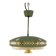 Space Age Metal Pendant by LUDIB Bratislava, Czechoslovakia, 1960s