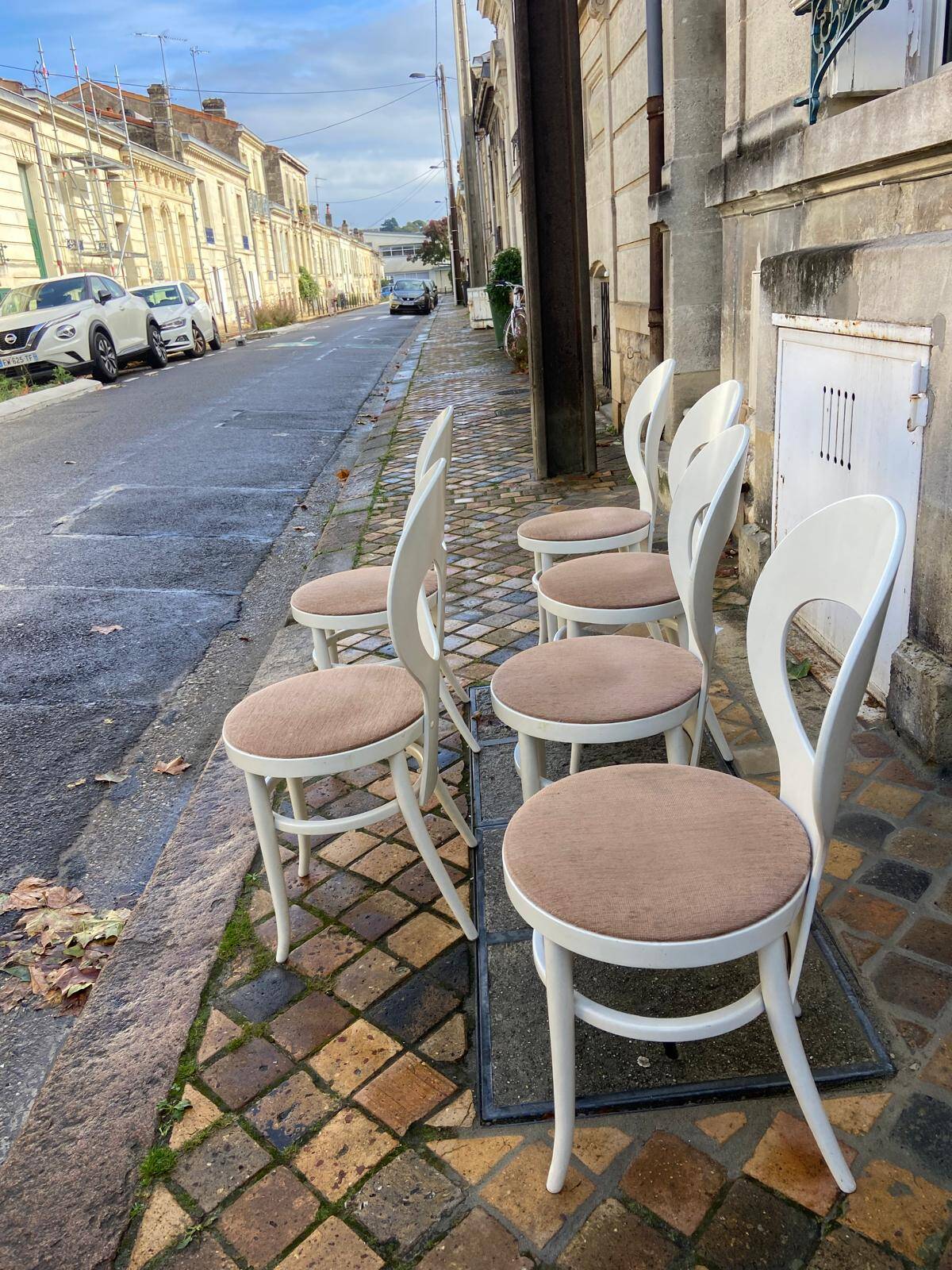 6 chaises "Mouette" maison Baumann - Années 60/70