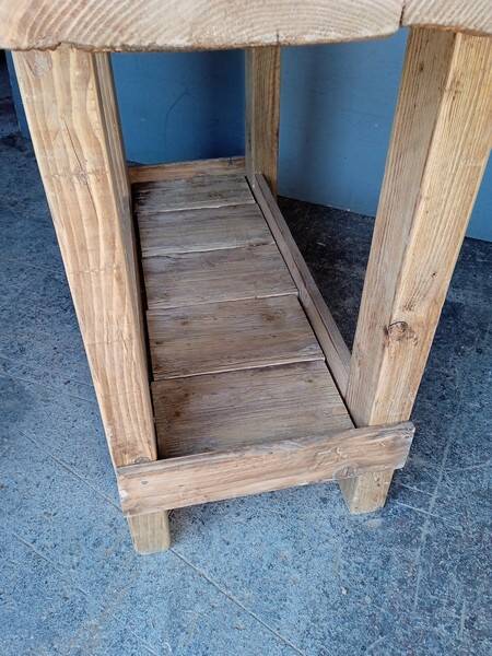 Workbench 120cm old solid wood
