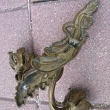 bronze wall light in the rococo style from the late 19th century