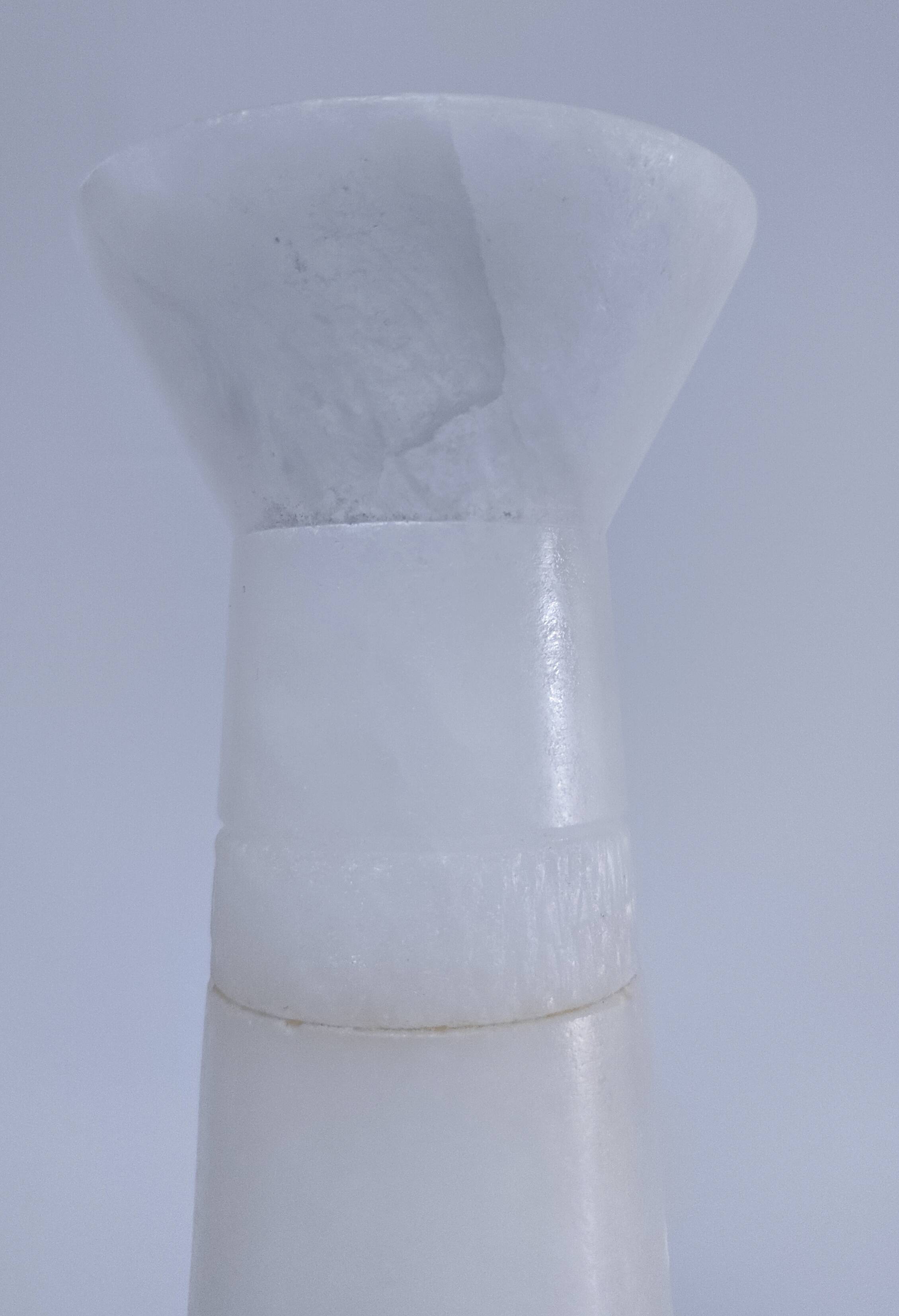 high alabaster vase xl h. 40.5 cm vintage