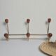 Vintage wall coat rack