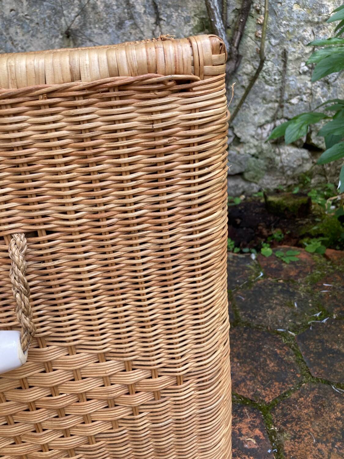 Vintage wicker chest