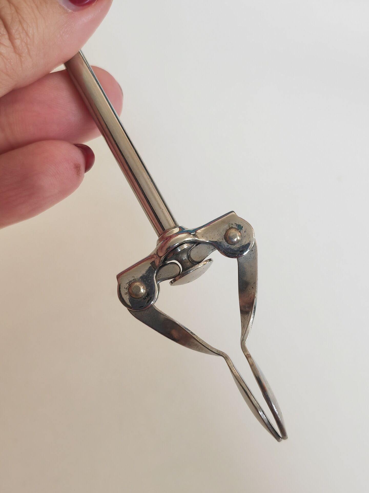 Sugar tongs or ice cubes