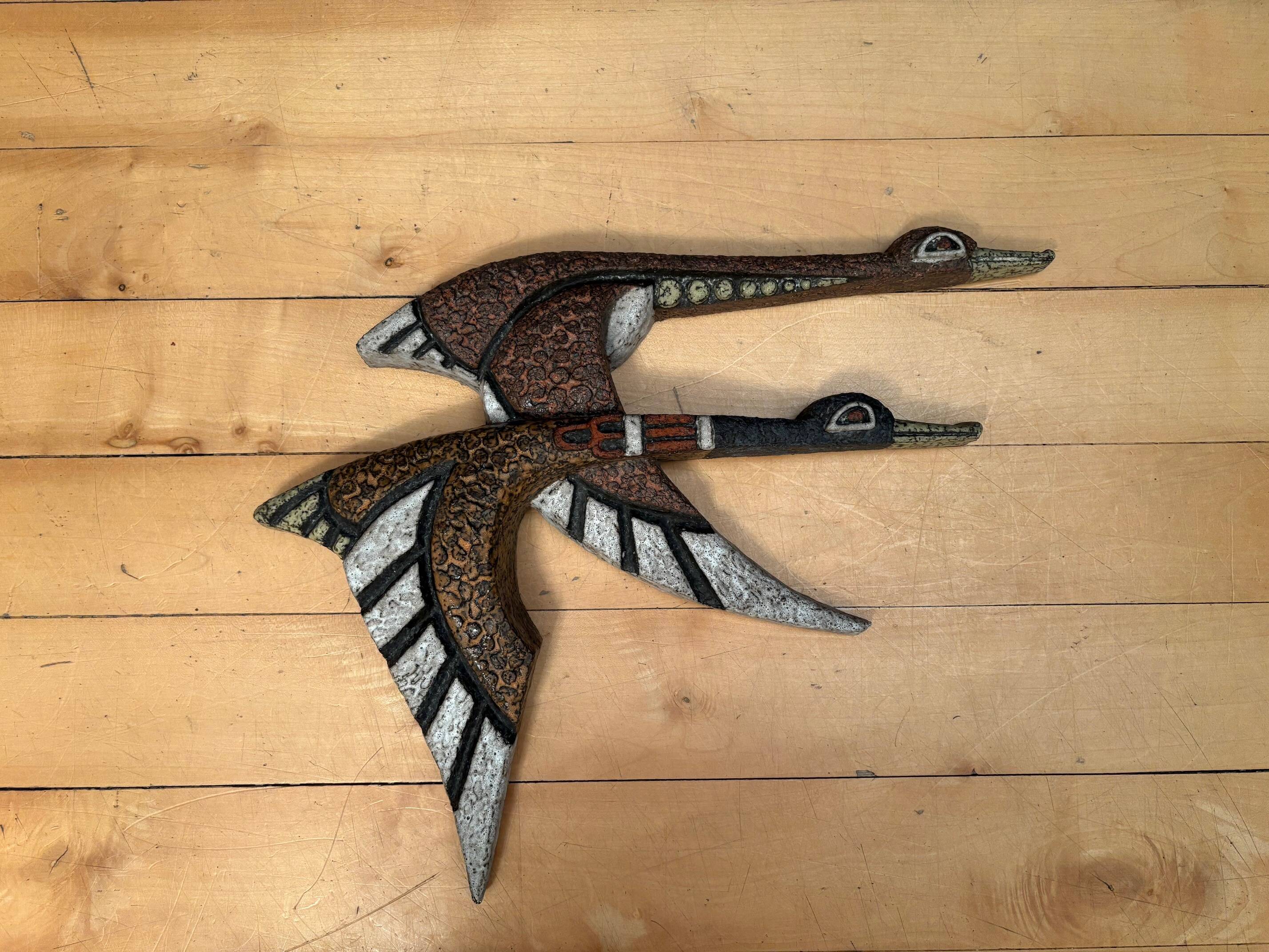 Ceramic wall decoration designed by Joop Puntman, AMHA, Netherlands, 1950s/