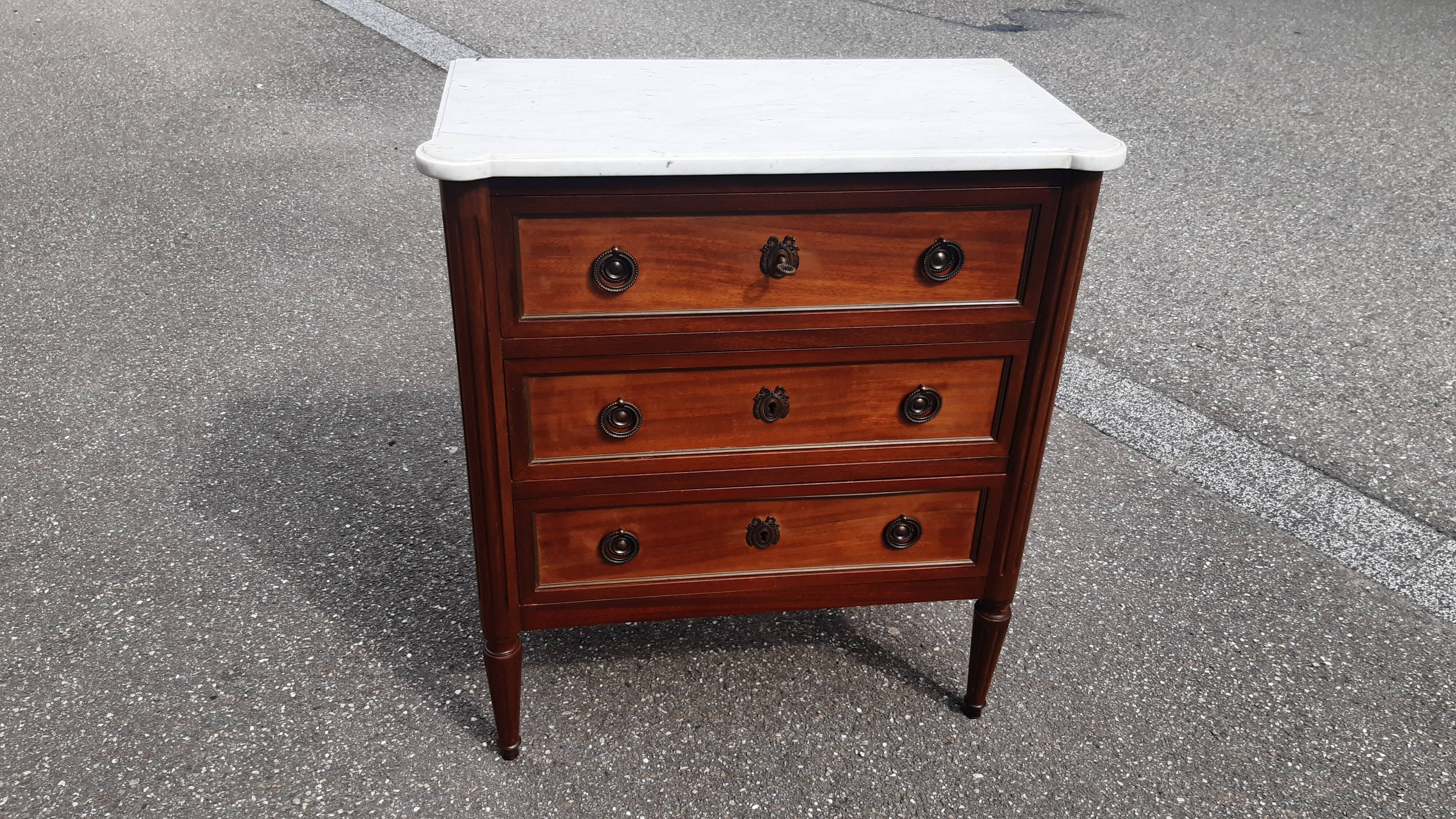 Louis XVI style chest of drawers