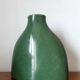 Green designer ceramic vase