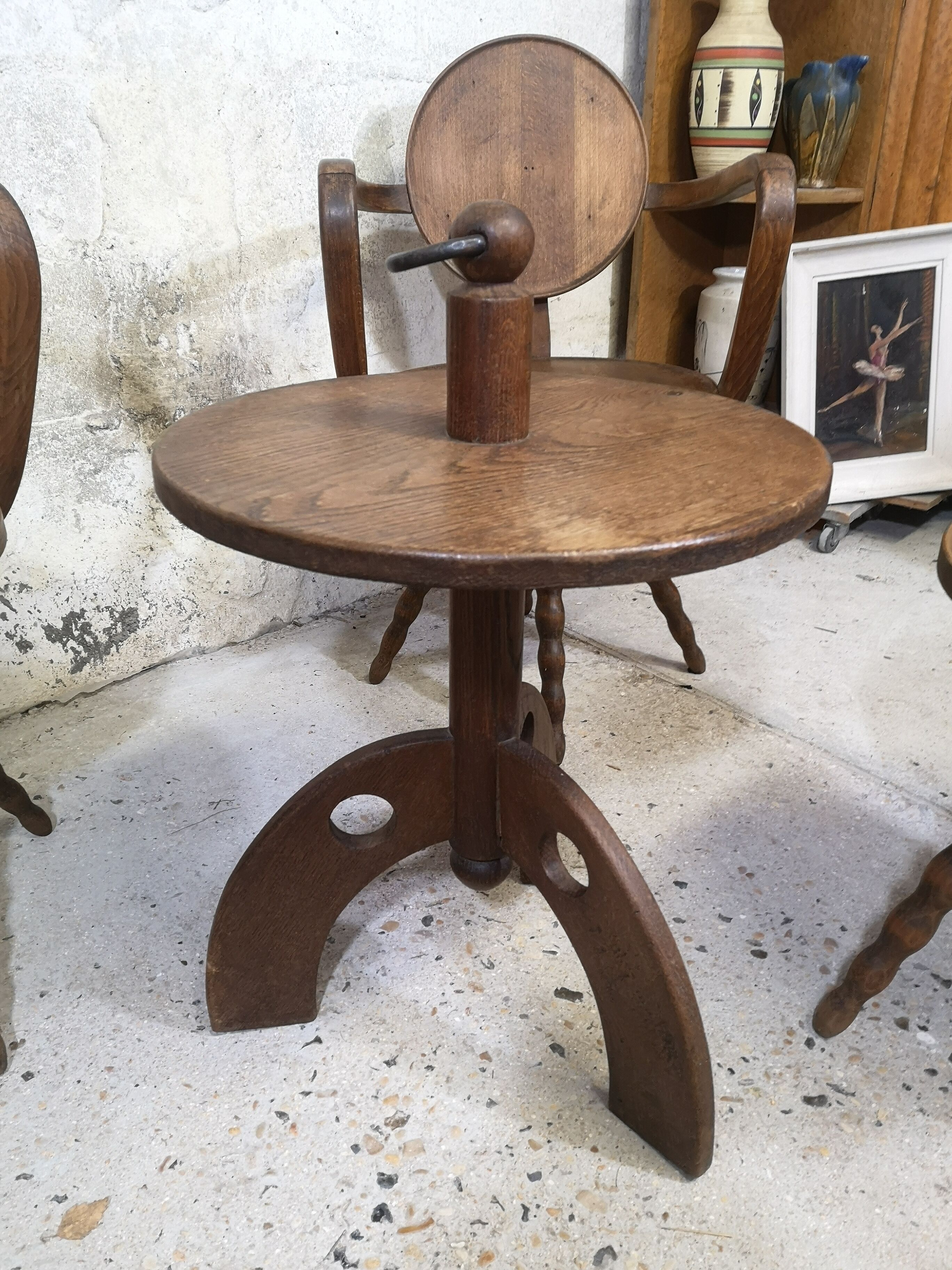 Lounge set armchair coffee table Sputnik vintage 60
