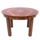 Table ovale Art déco des années 1940, Pologne. Après restauration.