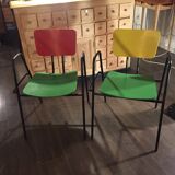 Pair Stella armchairs