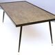 Elegant Rectangular Vintage Etched Brass Coffee Table by G. Urs, Italy