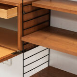 3-Piece wall unit by Nisse Strinning for String, Sweden, 1960s