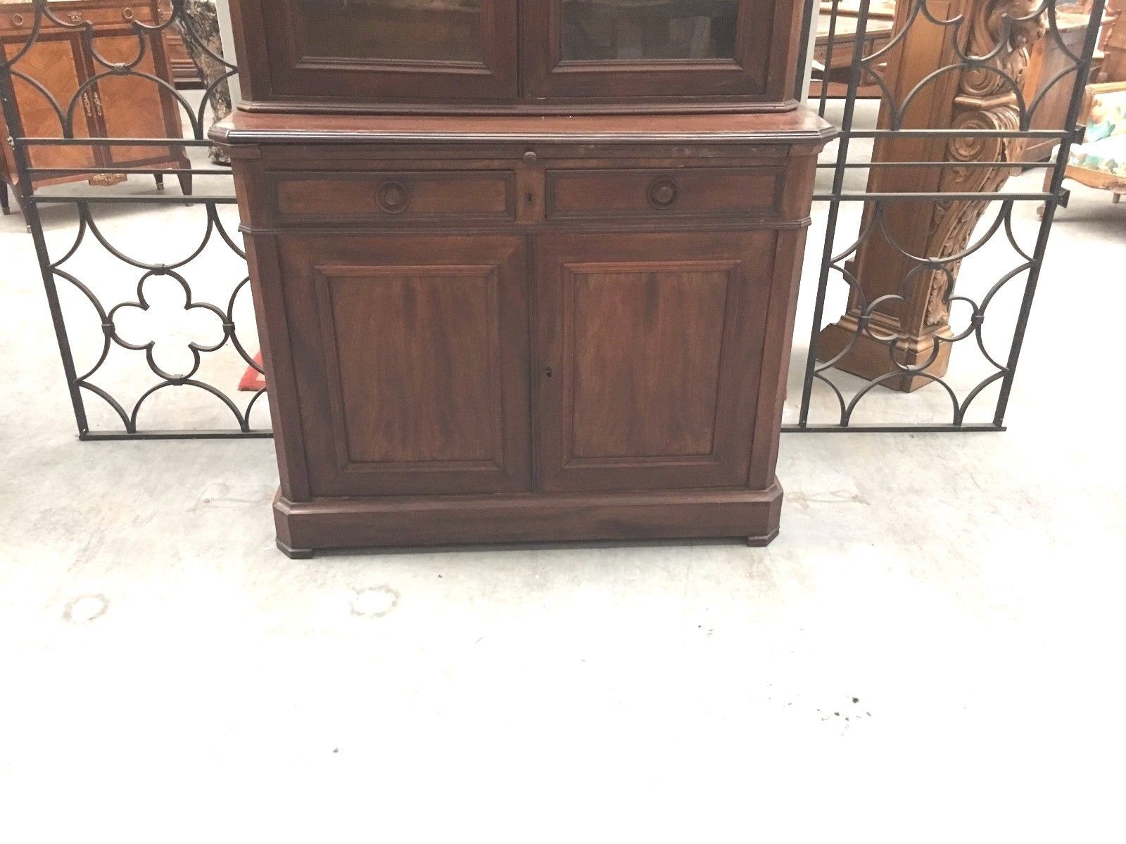 Buffet two Louis Philippe mahogany body