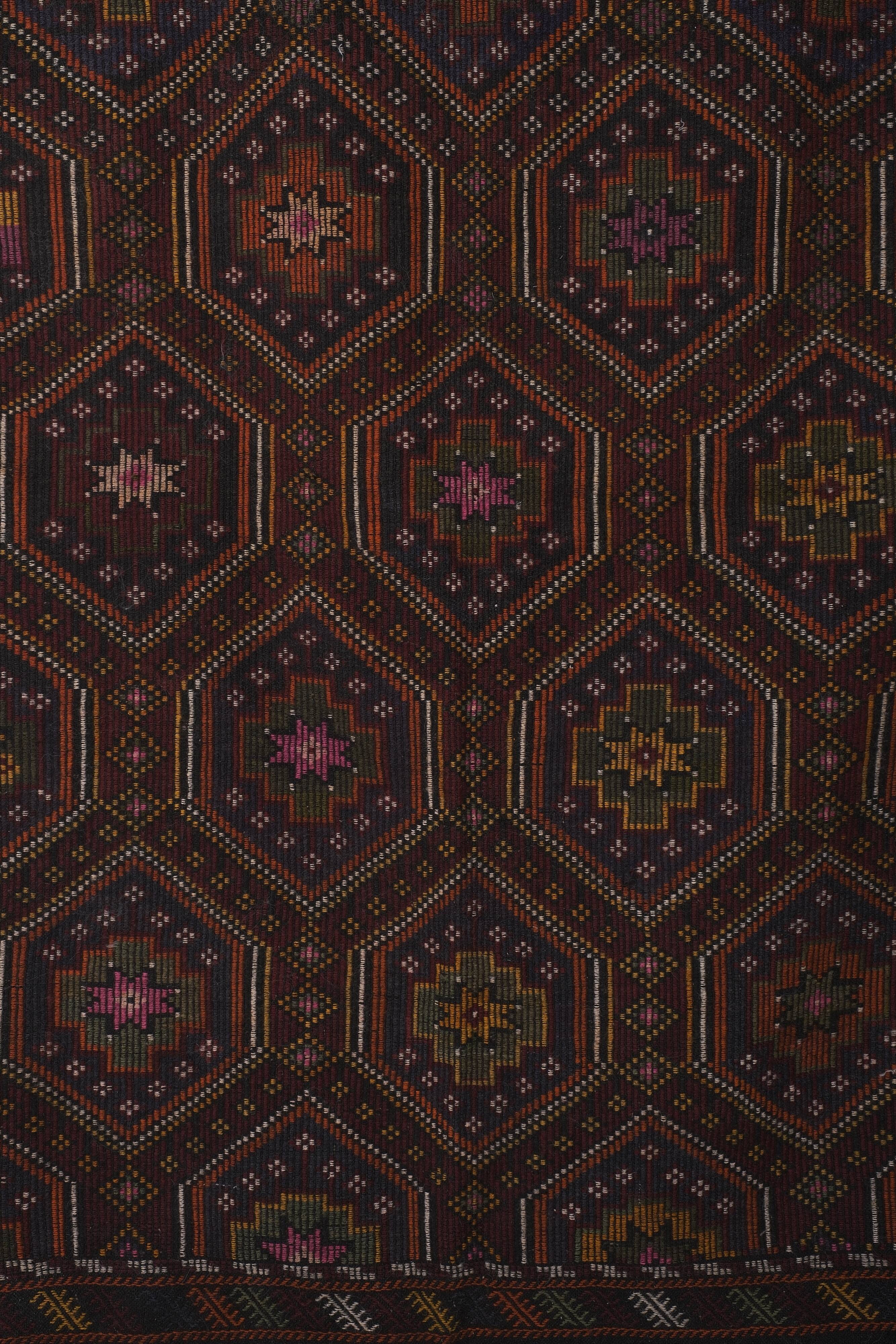 Vintage Turkish Oushak Rug Handwoven 174x297 cm