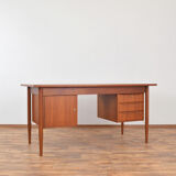 Bureau en teck danois du milieu du siècle par Gunnar Nielsen pour Tibergaard, années 1960.
