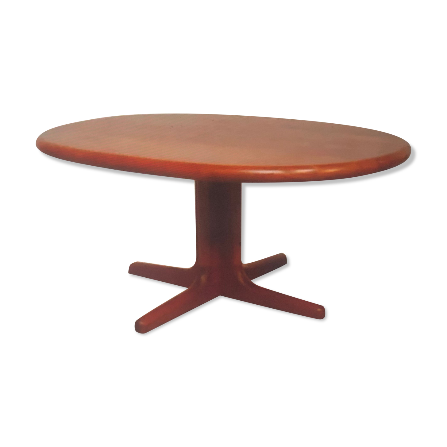 Oval coffee table Glostrup teak 60s