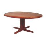 Oval coffee table Glostrup teak 60s
