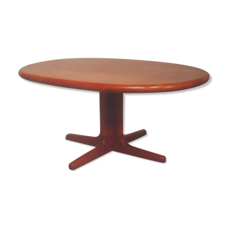 Oval coffee table Glostrup teak 60s