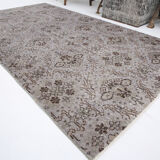 Tapis turc gris affligé 206x114cm