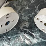 Pair of 1960s eyeball wall lights