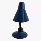 90s blue industrial desk lamp