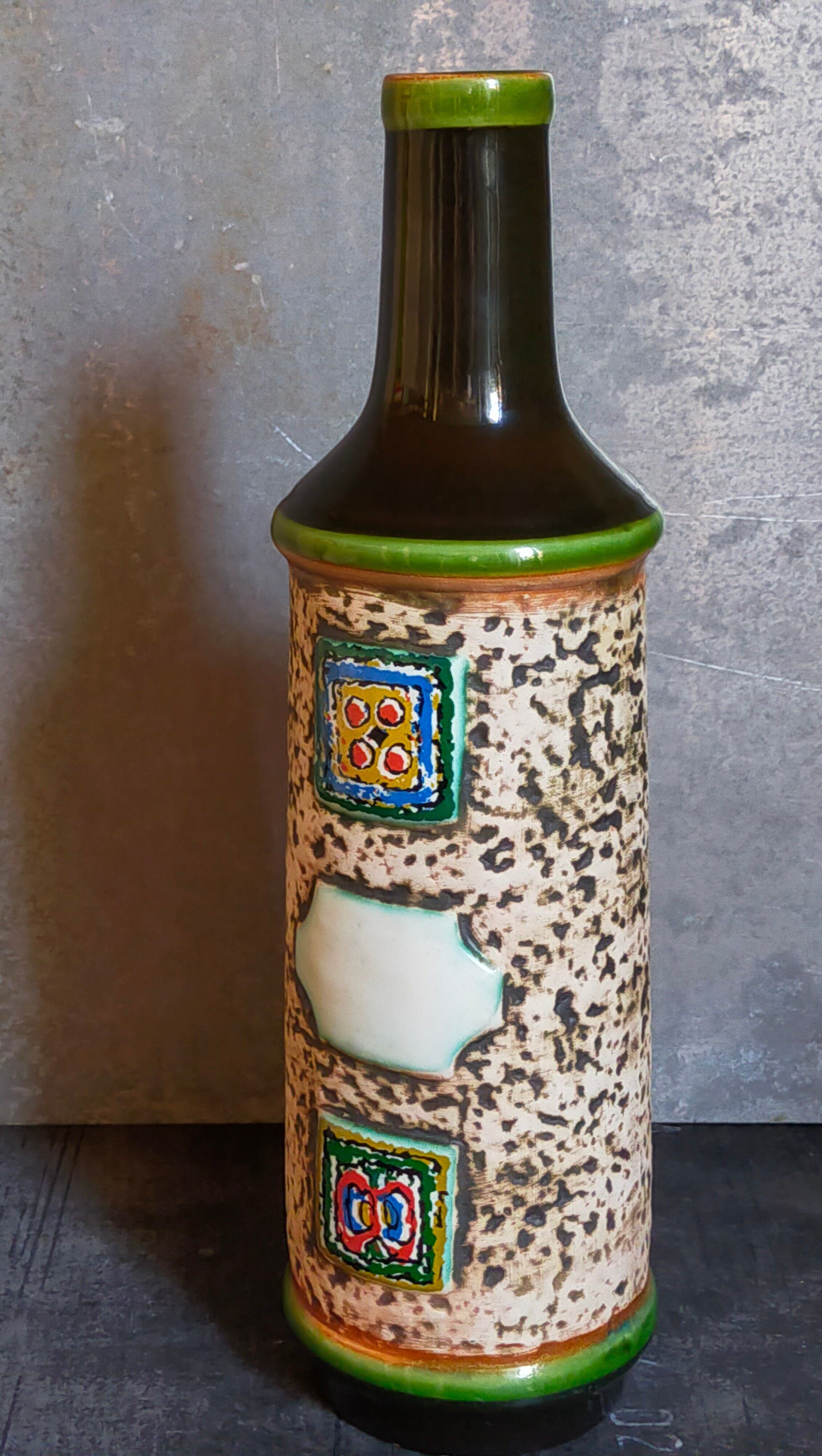 Bottle -soliflore ceramic west-germany vintage