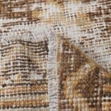 Hand-made wool distressed rug 92x52cm