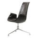 Fauteuil en cuir fk 6725, knoll, fabricius & kastholmon, 1960s