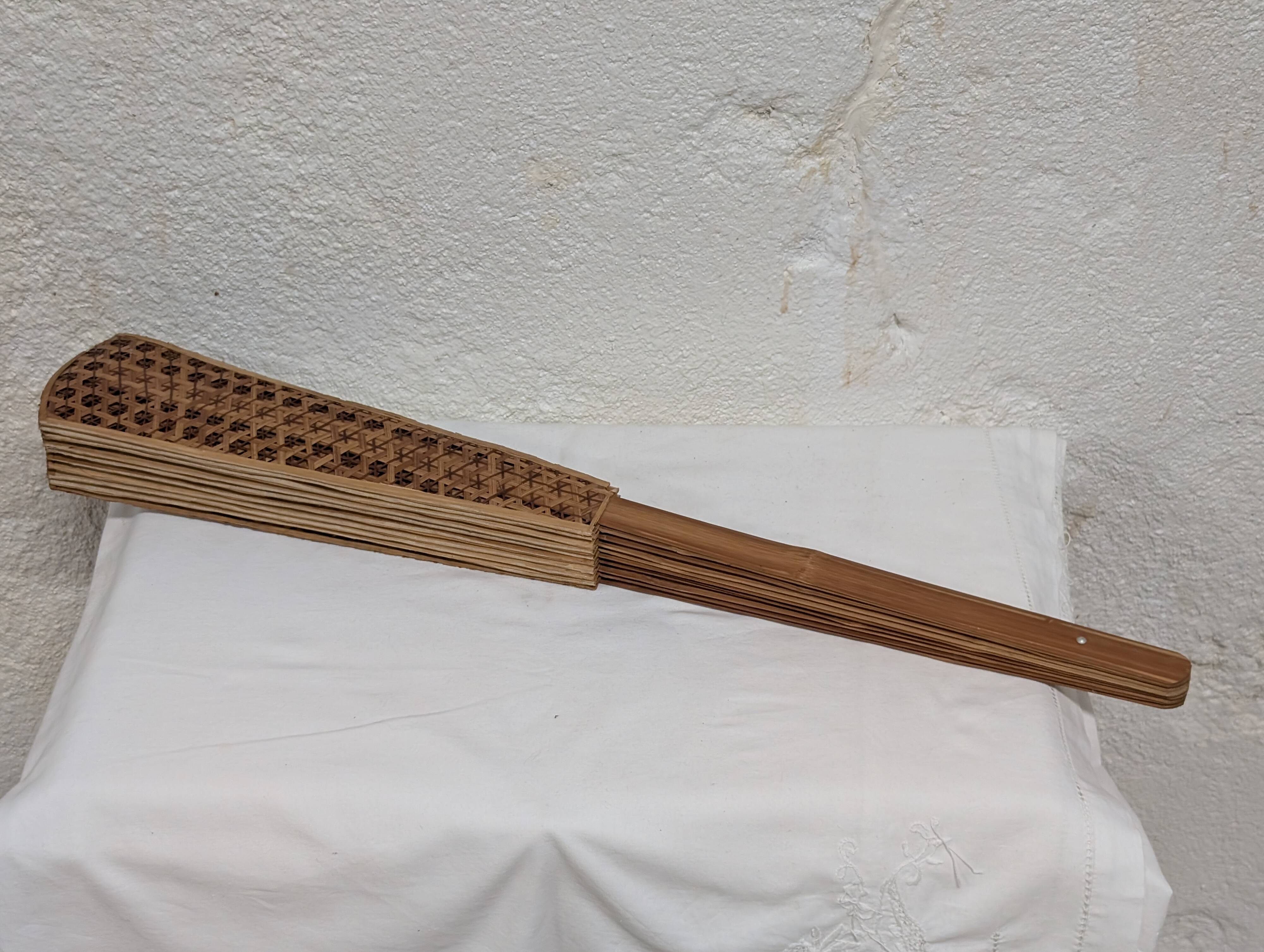 Ancient giant bamboo fan