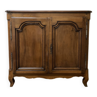 Small narrow walnut sideboard from the 19th century